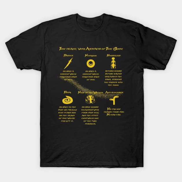 Time travel with artifacts of time Guide T-Shirt by Jawes